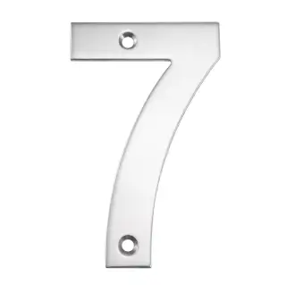 Eclipse 34777 Polished Stainless Steel &lpar;G304&rpar; 102mm Face Fix Numeral 7