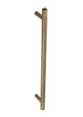 BUR1000AB Frelan Hardware Burlington Belgrave Pull Handle 425 x 20mm Bolt Through Antique Brass