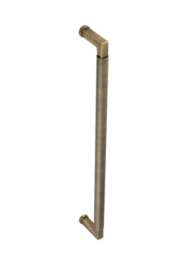 Click Here To Enlarge This Photo Of BUR130AB Frelan Hardware Burlington Westminster Pull Handle 425 x 20mm Bolt Through Antique Brass