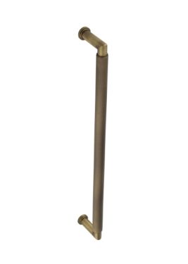Click Here To Enlarge This Photo Of BUR140AB Frelan Hardware Burlington Piccadilly Pull Handle 425 x 20mm Bolt Through Antique Brass