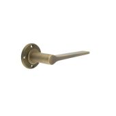BUR20AB Frelan Hardware Burlington Knightsbridge Door Handles &lpar;No Outer Rose&rpar; Antique Brass