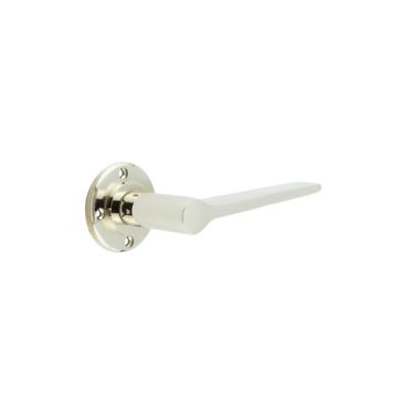 Click Here To Enlarge This Photo Of BUR20PN Frelan Hardware Burlington Knightsbridge Door Handles &lpar;No Outer Rose&rpar; Polished Nickel