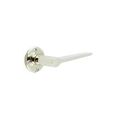 BUR20PN Frelan Hardware Burlington Knightsbridge Door Handles &lpar;No Outer Rose&rpar; Polished Nickel