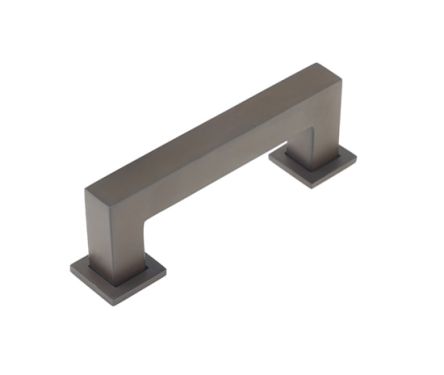 Click Here To Enlarge This Photo Of BUR210DB Frelan Hardware Burlington Trafalgar Square Cabinet Handle 96mm Dark Bronze