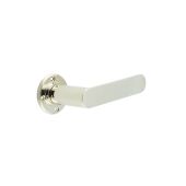 BUR25PN Frelan Hardware Burlington Kensington Door Handles &lpar;No Outer Rose&rpar; Polished Nickel