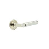 BUR30PN Frelan Hardware Burlington Westminster Door Handles &lpar;No Outer Rose&rpar; Polished Nickel