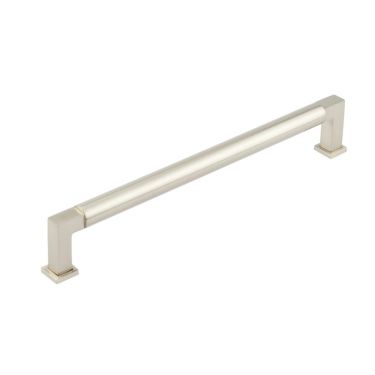 Click Here To Enlarge This Photo Of BUR312SN Frelan Hardware Burlington Westminster Round Cabinet Handle 224mm Satin Nickel
