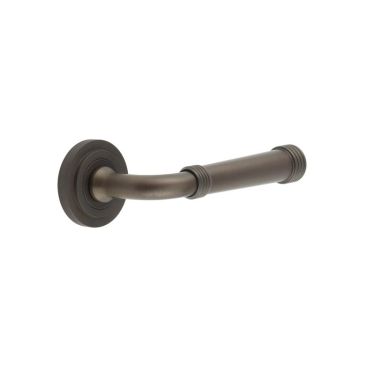 Click Here To Enlarge This Photo Of BUR35KIT81 Frelan Hardware Burlington Highgate Door Handles on Stepped Rose Dark Bronze