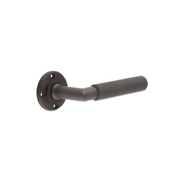 Click Here To Enlarge This Photo Of BUR40DB Frelan Hardware Burlington Piccadilly Door Handles &lpar;No Outer Rose&rpar; Dark Bronze