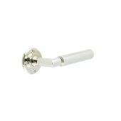 BUR40PN Frelan Hardware Burlington Piccadilly Door Handles &lpar;No Outer Rose&rpar; Polished Nickel