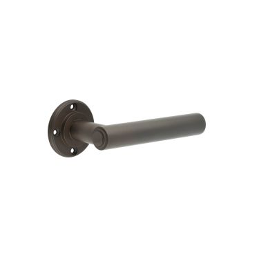 Click Here To Enlarge This Photo Of BUR45DB Frelan Hardware Burlington Richmond Door Handles &lpar;No Outer Rose&rpar; Dark Bronze