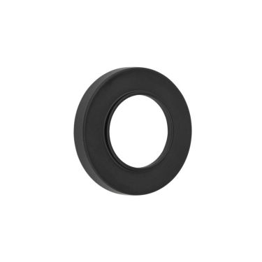 Click Here To Enlarge This Photo Of BUR50MB Frelan Hardware Burlington Plain Outer Roses for Levers and Turn & Releases Matt Black
