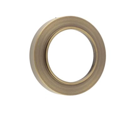 Click Here To Enlarge This Photo Of BUR71AB Frelan Hardware Burlington Plain Outer Rose for Escutcheons Antique Brass