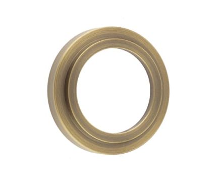 Click Here To Enlarge This Photo Of BUR73AB Frelan Hardware Burlington Stepped Outer Rose for Escutcheons Antique Brass