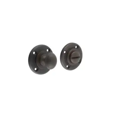 Click Here To Enlarge This Photo Of BUR80DB Frelan Hardware Burlington Turns & Release &lpar;Inner 1&rpar; &lpar;No Outer Rose&rpar; Dark Bronze