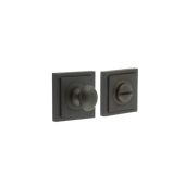 BUR-80DB-152DB Frelan Hardware Burlington Turn & Release &lpar;Inner 1&rpar; Square Stepped Rose Dark Bronze
