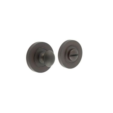 Click Here To Enlarge This Photo Of BUR-80DB-50DB Frelan Hardware Burlington Turn & Release &lpar;Inner 1&rpar; Plain Rose Dark Bronze