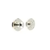 BUR80PN Frelan Hardware Burlington Turns & Release &lpar;Inner 1&rpar; &lpar;No Outer Rose&rpar; Polished Nickel