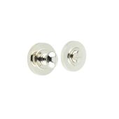 BUR-80PN-55PN Frelan Hardware Burlington Turn & Release &lpar;Inner 1&rpar; Knurled Rose Polished Nickel