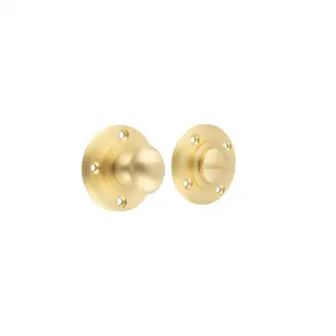 Click Here To Enlarge This Photo Of BUR80SB Frelan Hardware Burlington Turns & Release &lpar;Inner 1&rpar; &lpar;No Outer Rose&rpar; Satin Brass