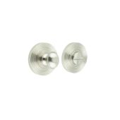 BUR-80SN-53SN Frelan Hardware Burlington Turn & Release &lpar;Inner 1&rpar; Reeded Rose Satin Nickel