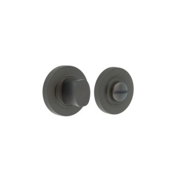Click Here To Enlarge This Photo Of BUR-81DB-55DB Frelan Hardware Burlington Turn & Release &lpar;Inner 3&rpar; Knurled Rose Dark Bronze