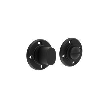 Click Here To Enlarge This Photo Of BUR81MB Frelan Hardware Burlington Turns & Release &lpar;Inner 3&rpar; &lpar;No Outer Rose&rpar; Matt Black