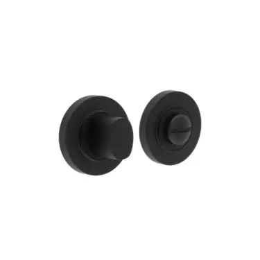 Click Here To Enlarge This Photo Of BUR-81MB-50MB Frelan Hardware Burlington Turn & Release &lpar;Inner 3&rpar; Plain Rose Matt Black