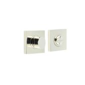 BUR-81PN-150PN Frelan Hardware Burlington Turn & Release &lpar;Inner 3&rpar; Square Plain Rose Polished Nickel