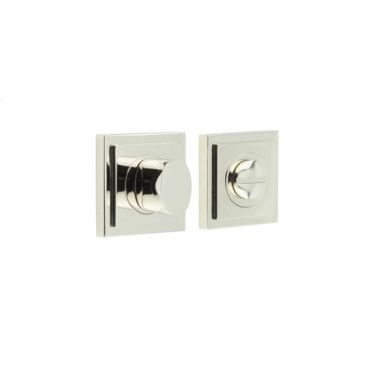 Click Here To Enlarge This Photo Of BUR-81PN-152PN Frelan Hardware Burlington Turn & Release &lpar;Inner 3&rpar; Square Stepped Rose Polished Nickel