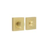 BUR-81SB-150SB Frelan Hardware Burlington Turn & Release &lpar;Inner 3&rpar; Square Plain Rose Satin Brass