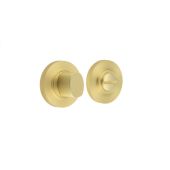 BUR-81SB-55SB Frelan Hardware Burlington Turn & Release &lpar;Inner 3&rpar; Knurled Rose Satin Brass