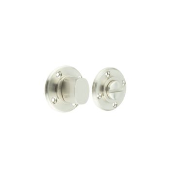 Click Here To Enlarge This Photo Of BUR81SN Frelan Hardware Burlington Turns & Release &lpar;Inner 3&rpar; &lpar;No Outer Rose&rpar; Satin Nickel