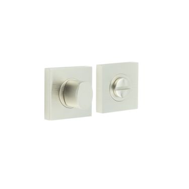 Click Here To Enlarge This Photo Of BUR-81SN-150SN Frelan Hardware Burlington Turn & Release &lpar;Inner 3&rpar; Square Plain Rose Satin Nickel