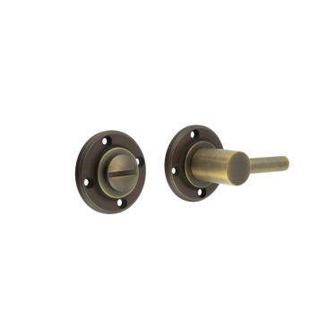 Click Here To Enlarge This Photo Of BUR82AB Frelan Hardware Burlington Easy Turn & Release &lpar;No Outer Rose&rpar; Antique Brass
