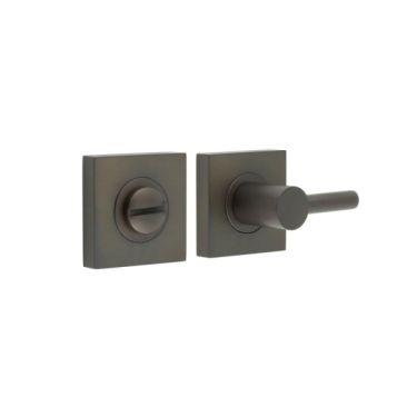Click Here To Enlarge This Photo Of BUR-82DB-150DB Frelan Hardware Burlington Easy Turn & Release on Square Plain Rose Dark Bronze