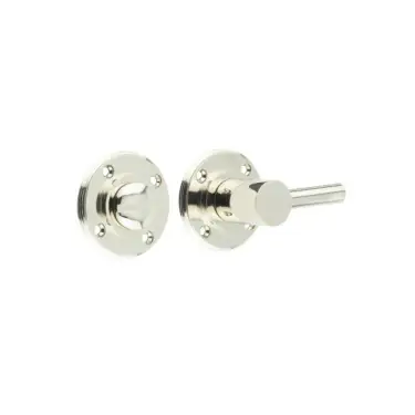 Click Here To Enlarge This Photo Of BUR82PN Frelan Hardware Burlington Easy Turn & Release &lpar;No Outer Rose&rpar; Polished Nickel