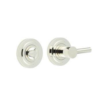 Click Here To Enlarge This Photo Of BUR-82PN-52PN Frelan Hardware Burlington Easy Turn & Release on Stepped Rose Polished Nickel