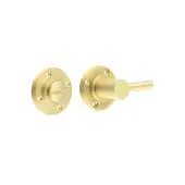 BUR82SB Frelan Hardware Burlington Easy Turn & Release &lpar;No Outer Rose&rpar; Satin Brass