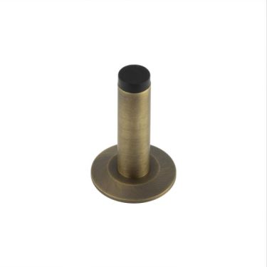 Click Here To Enlarge This Photo Of BUR-970AB-972AB Frelan Hardware Burlington Plain 75mm Wall Mounted Door Stop &lpar;Chamfered Rose&rpar; Antique Brass