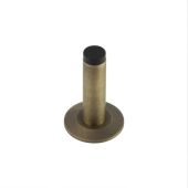 BUR-970AB-972AB Frelan Hardware Burlington Plain 75mm Wall Mounted Door Stop &lpar;Chamfered Rose&rpar; Antique Brass