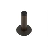 BUR-970DB-971DB Frelan Hardware Burlington Plain 75mm Wall Mounted Door Stop &lpar;Plain Rose&rpar; Dark Bronze
