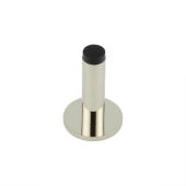 BUR-970PN-969PN Frelan Hardware Burlington Plain 75mm Wall Mounted Door Stop &lpar;Knurled Rose&rpar; Polished Nickel