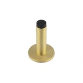 BUR-970SB-971SB Frelan Hardware Burlington Plain 75mm Wall Mounted Door Stop &lpar;Plain Rose&rpar; Satin Brass
