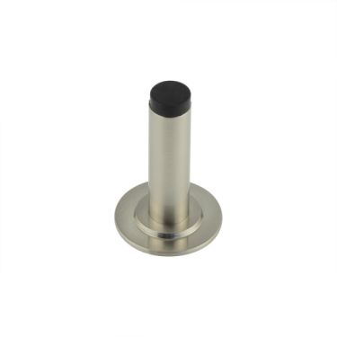 Click Here To Enlarge This Photo Of BUR-970SN-973SN Frelan Hardware Burlington Plain 75mm Wall Mounted Door Stop &lpar;Stepped Rose&rpar; Satin Nickel