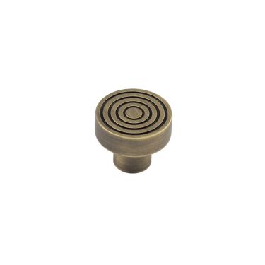 Click Here To Enlarge This Photo Of HOX1130AB Frelan Hardware Hoxton Murray Cupboard Knob 30mm Antique Brass