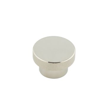 Click Here To Enlarge This Photo Of HOX240PN Frelan Hardware Hoxton Thaxted Cupboard Knob 40mm Polished Nickel