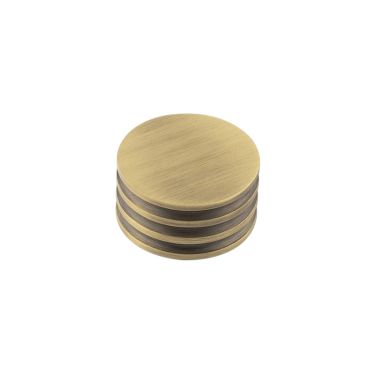 Click Here To Enlarge This Photo Of HOX440AB Frelan Hardware Hoxton Sturt Cupboard Knob 40mm Antique Brass