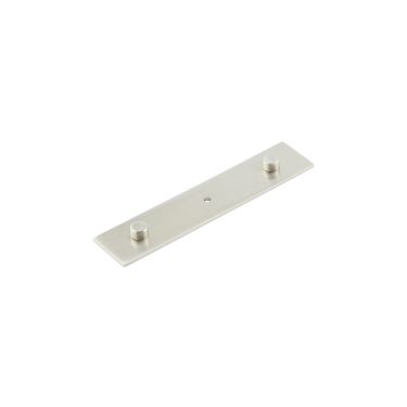Click Here To Enlarge This Photo Of HOX5090SN Frelan Hardware Hoxton Fanshaw Backplate for Cupboard Knob 140x30mm Satin Nickel