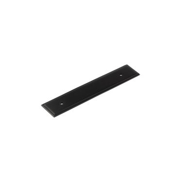 Click Here To Enlarge This Photo Of HOX6050MB Frelan Hardware Hoxton Rushton Backplate for Cupboard Knob 140x30mm Matt Black